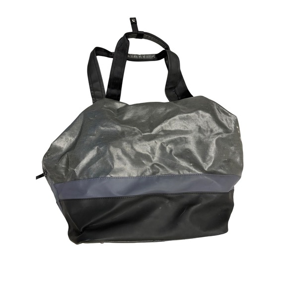 Under Armour Gray Black Tote Bag Gym Travel Carry On Bag Duffle - Picture 4 of 9